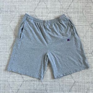 Vintage 2000’s Y2K Champion Men’s Grey Athletic Casual Workout Basketball Shorts